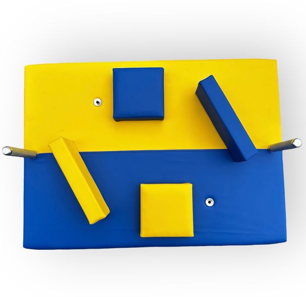 Стол для армрестлинга Троян (желто-синий)   - 2
