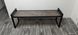 Скамейка Троян лофт графит 168х39х45см